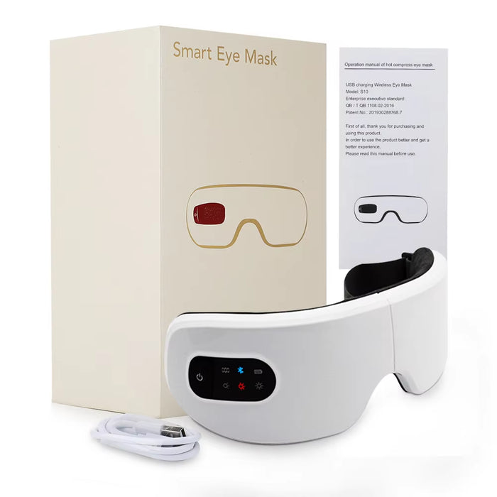 Electric Eye Massager – Foldable Heated Vibration Eye Care Glasses