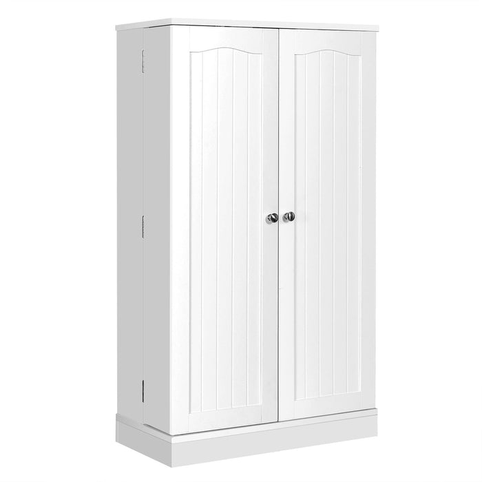 2-Door Pantry Cabinet with 6 Adjustable Shelves