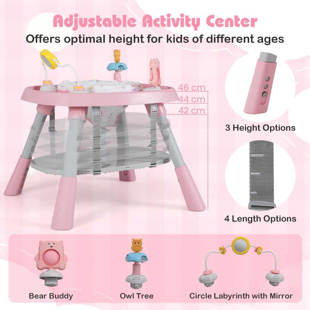 SEDOL 16-in-1 "Ultimate Explorer" High Chair & Activity Center — Convertible Sensory Station, Building Block Table, Booster Seat, and High Stool with 360° Rotating Seat – 6-36 Months