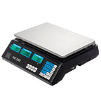 30–40kg  Digital Price Computing Scale – Vegetable & Retail Weighing Scale with Backlit LCD Display, 5g Precision & UK Plug – Silver & Black