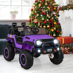 SEDOL 2-Seater 24V Kids Ride-On Truck with 4-Motor 4WD System Parental Remote Control 3-Point Safety Harness and Bonus Digging Shovel – 50kg Capacity