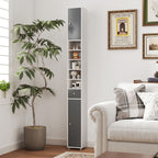 180CM Tall Freestanding Bathroom Cabinet with 2 Doors and 1 Drawer