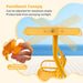 2-Seater Kids Swing Chair with Adjustable Canopy & Safety Belts