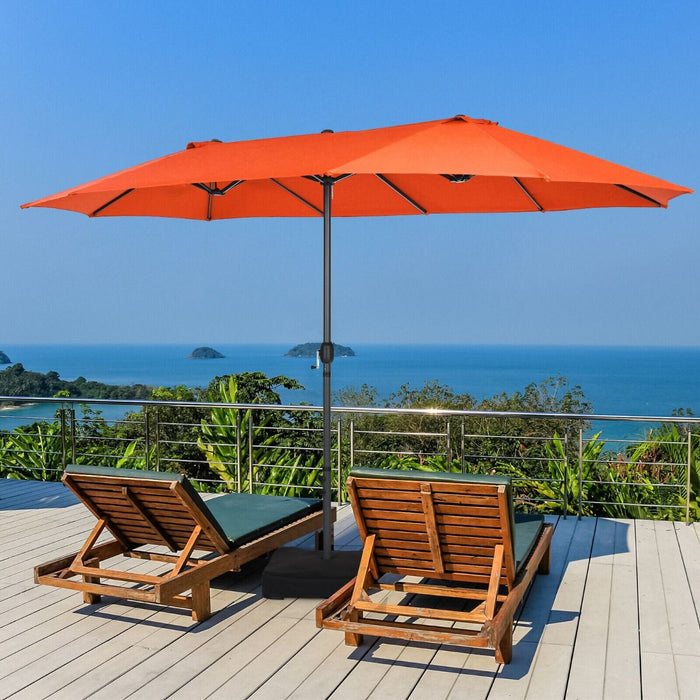 4.5m Double-Sided Outdoor Garden Parasol