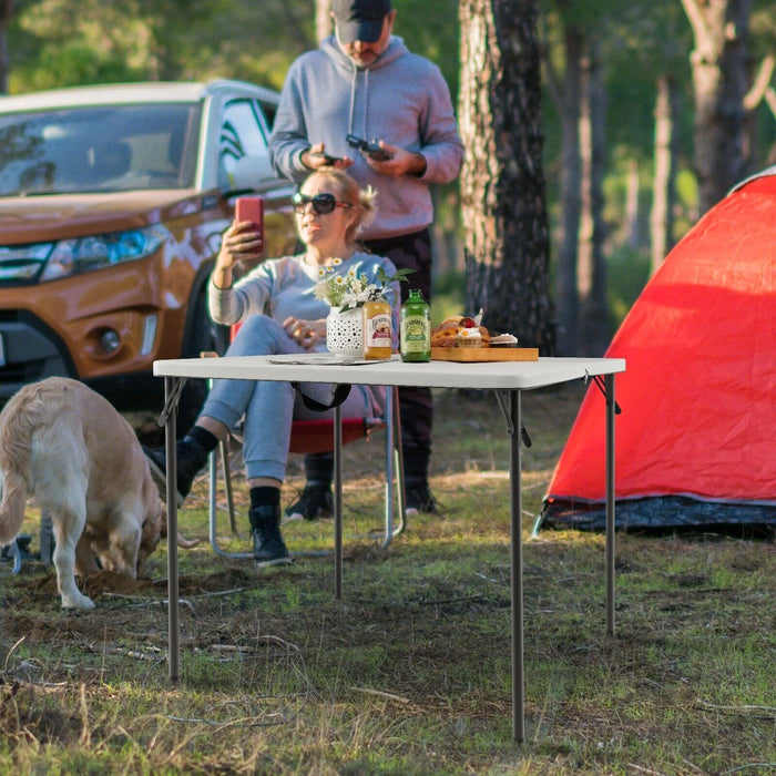 Folding Camping Table with Handle for Indoor Outdoor Use