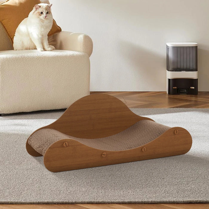 Oversized Cat Scratching Bed – Durable Cardboard Cat Sofa