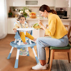 SEDOL 16-in-1 "Ultimate Explorer" High Chair & Activity Center — Convertible Sensory Station, Building Block Table, Booster Seat, and High Stool with 360° Rotating Seat – 6-36 Months