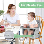 SEDOL 6-in-1 Ultimate Baby-to-Toddler High Chair & Activity Station with Building Block Tabletop Parental Booster Seat and Waterproof PU Leather Cushion – 25kg Capacity