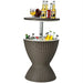 30L Patio Ice Cooler Table – Outdoor Drinks Storage