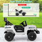 SEDOL 12V High-Performance Kids Ride-On Truck with Parental Remote Control Dual 35W Motors All-Terrain Traction and Wireless Bluetooth Music Player