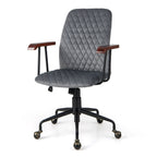 Adjustable Velvet Rocking Leisure Chair with Padded Seat