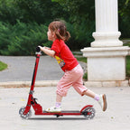 Aluminium Folding Stunt Scooter with LED Wheels – Kids T-Bar Kick Scooter