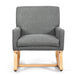 Fabric Upholstered Recliner Rocking Chair Armchair Lounge Sofa Seat Relax Rocker