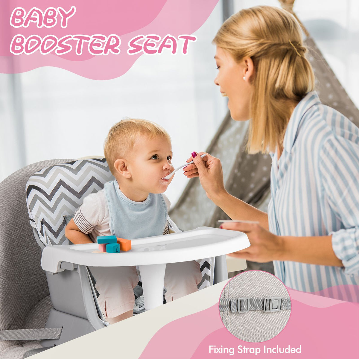 SEDOL 6-in-1 Ultimate Baby-to-Toddler High Chair & Activity Station with Building Block Tabletop Parental Booster Seat and Waterproof PU Leather Cushion – 25kg Capacity