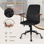 Adjustable Velvet Rocking Leisure Chair with Padded Seat