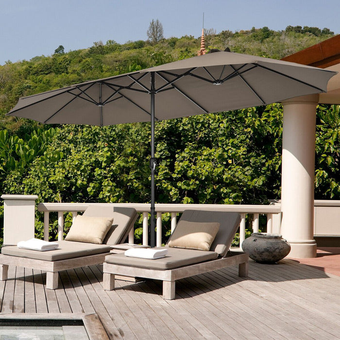4.5m Double-Sided Outdoor Garden Parasol