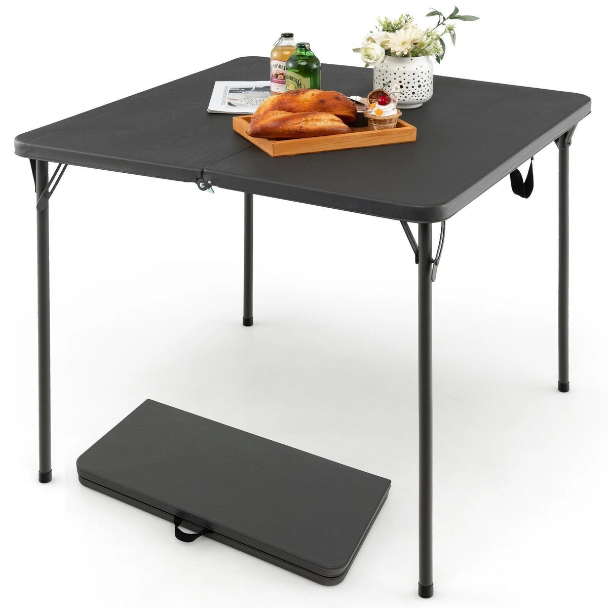 Folding Camping Table with Handle for Indoor Outdoor Use