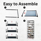10-tier stackable shoe rack - sedol (5)