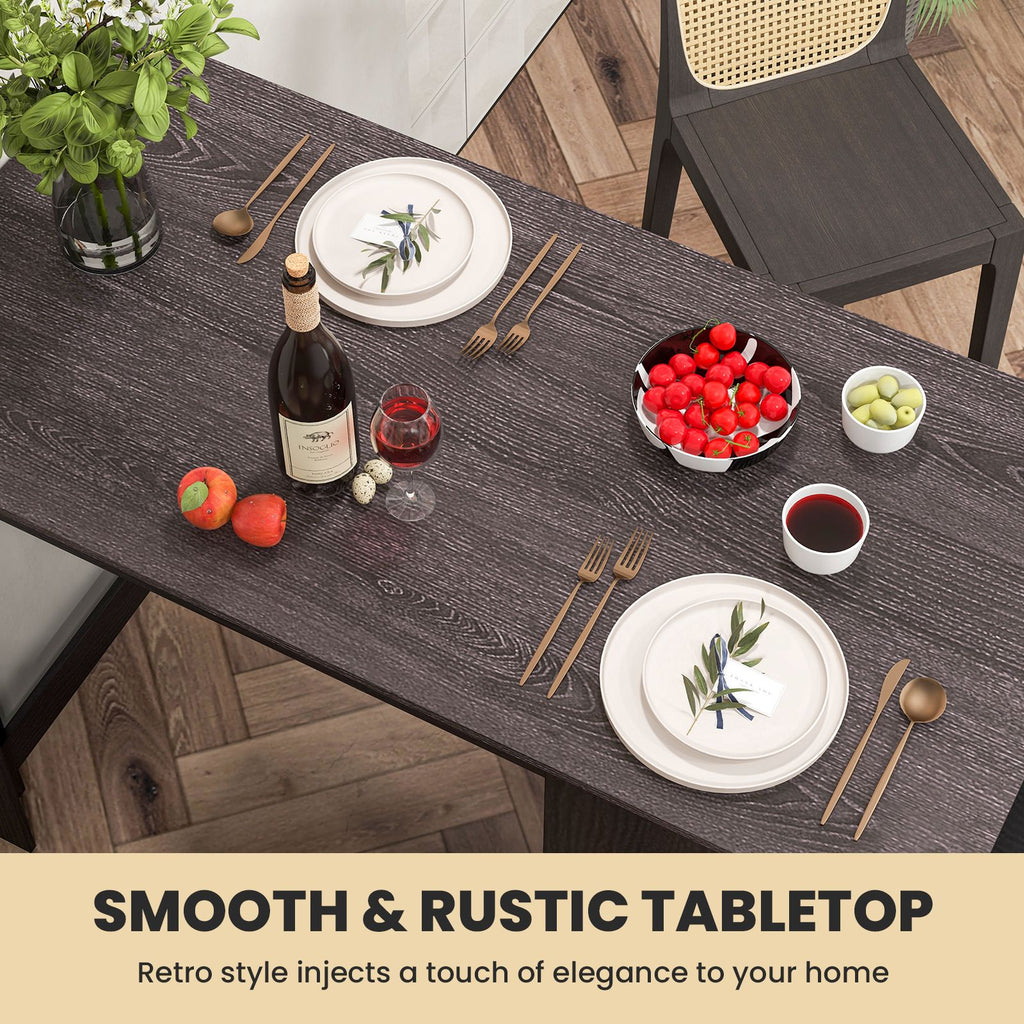 Counter Height Table with Storage Rectangular Pub Dining Table