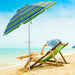 2m Patio Tilting Parasol with UPF 50+ UV Protection