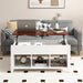 Rising Center Table with Lift Top Hidden Compartment