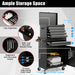 High-Capacity Rolling Tool Cabinet – Lockable Wheels, Metal 2‑in‑1 Chest & Base