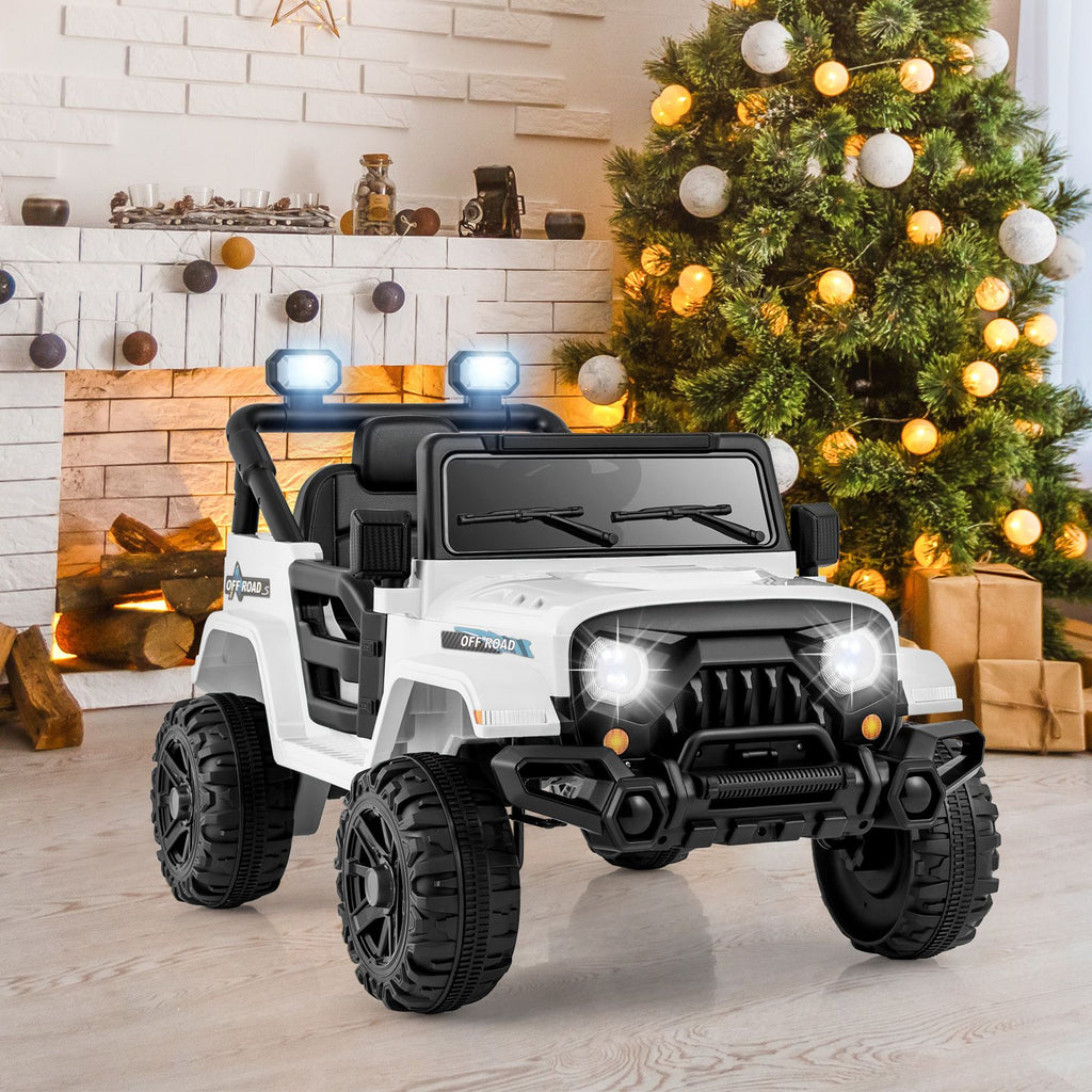 SEDOL 12V Kids Ride-On Expedition Truck | Dual 35W High-Torque Motors | Parental Remote Control with Emergency Brake | All-Terrain Wheels, LED Lights & Wireless Music Connectivity