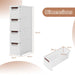 3/4/5-Drawer Narrow Storage Cabinet for Small Space