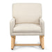 Fabric Upholstered Recliner Rocking Chair Armchair Lounge Sofa Seat Relax Rocker