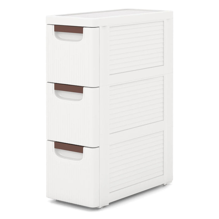 3/4/5-Drawer Narrow Storage Cabinet for Small Space