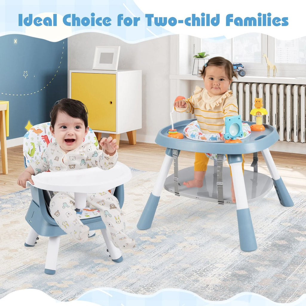 SEDOL 16-in-1 "Ultimate Explorer" High Chair & Activity Center — Convertible Sensory Station, Building Block Table, Booster Seat, and High Stool with 360° Rotating Seat – 6-36 Months