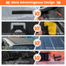 Waterproof Rooftop Luggage Bag with Non-Slip Mat and 6 Door Hooks