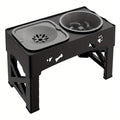 SEDOL Raised Dog Bowl Stand – Adjustable Double Pet Feeder with Elevated Bowls for Cats & Dogs, Foldable High Stand for Small, Medium & Large Pets