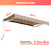 10x8ft Retractable Awning with Crank Handle