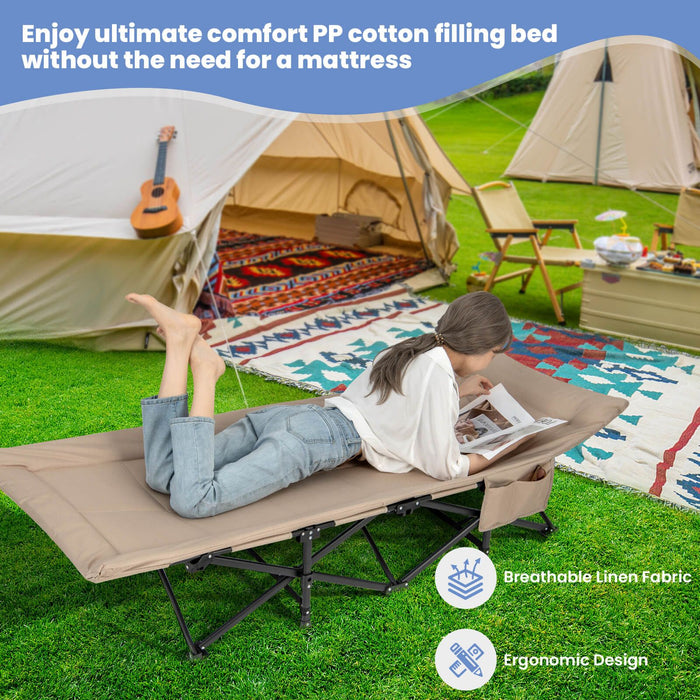 Sleeping Cot Bed with Carry Bag