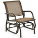 Glider Rocking Chair – Outdoor Swing Seat with Steel Frame & Breathable Fabric
