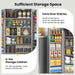2-Door Pantry Cabinet with 6 Adjustable Shelves