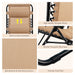 Folding Zero-Gravity Recliner – Outdoor Patio Lounge Chair with Removable Headrest & Tray