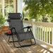 Folding Zero-Gravity Recliner – Outdoor Patio Lounge Chair with Removable Headrest & Tray