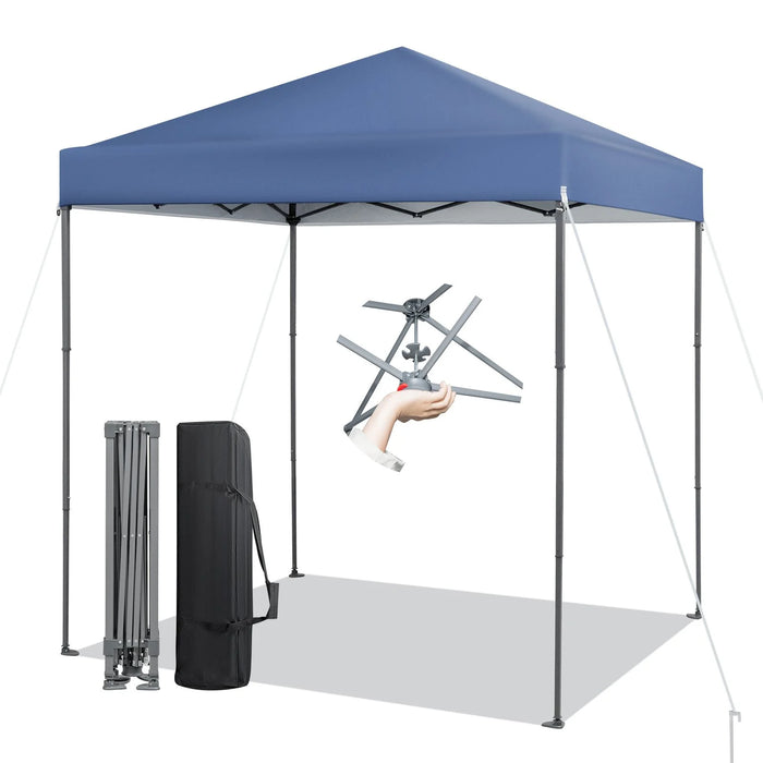 2x2m Pop-Up Canopy Tent with Adjustable Height