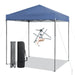 2x2m Pop-Up Canopy Tent with Adjustable Height