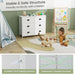 Dresser with 6 Foldable Fabric Drawers Living Room Bedroom