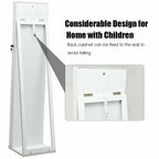 3-In-1 Mirrored Jewellery Armoire with Display Shelves