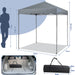 2x2m Pop-Up Canopy Tent with Adjustable Height