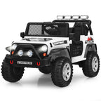 SEDOL 2-Seater Kids Ride-On Truck 12V Battery Powered Electric Car with Parental Remote Control Spring Suspension Rocking Mode and Bluetooth/USB Audio – 50kg Capacity