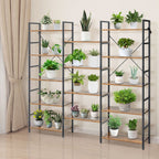 5-Tier Industrial Bookshelf with 14 Open Shelves for Home Office