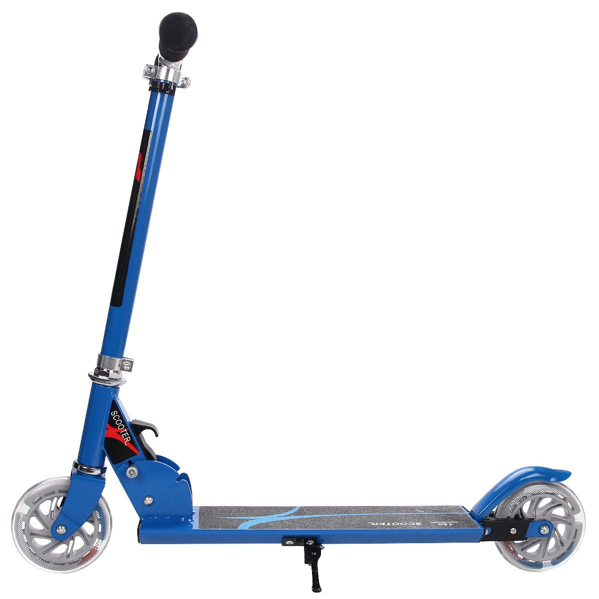 Aluminium Folding Stunt Scooter with LED Wheels – Kids T-Bar Kick Scooter