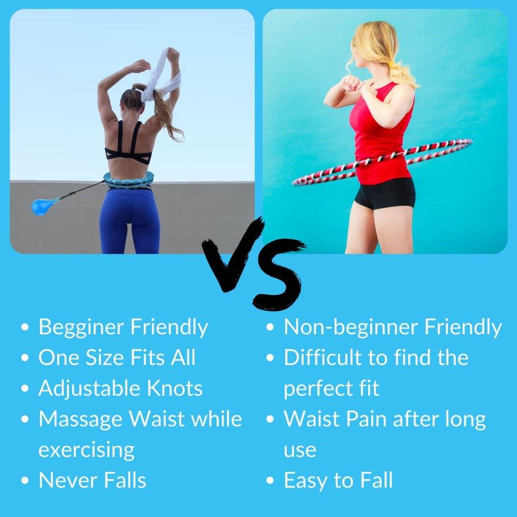 Smart Weighted Hula Hoop with Weight Ball and Cooling Towel