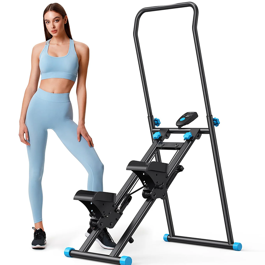 Stair Stepper Machine – Folding Vertical Climber, Compact Cardio Exercise Equipment