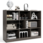 3-Tier Wooden Cube Bookcase with 8 Compartments
